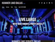 Tablet Screenshot of hummerlimodallas.net